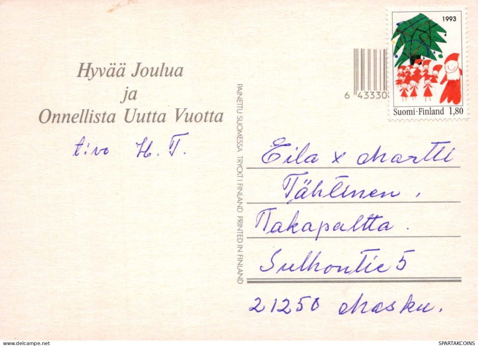 ERIZO Animales Vintage Tarjeta Postal CPSM #PBR212.ES - Autres & Non Classés