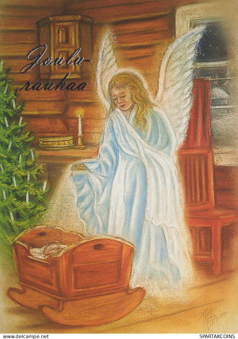 ÁNGEL Navidad Vintage Tarjeta Postal CPSM #PBP598.ES - Anges