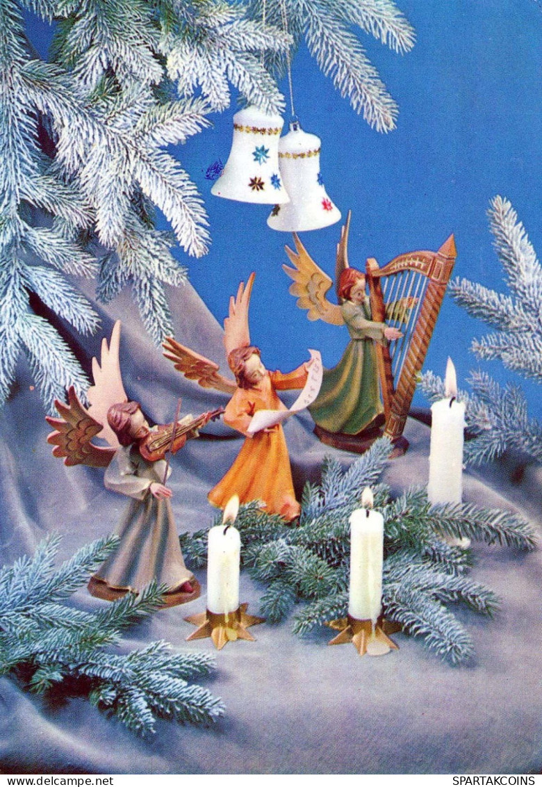 ÁNGEL Navidad Vintage Tarjeta Postal CPSM #PBP343.ES - Anges