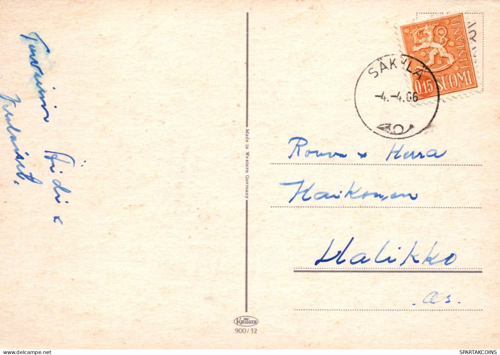 PASCUA POLLO HUEVO Vintage Tarjeta Postal CPSM #PBO658.ES - Pasen