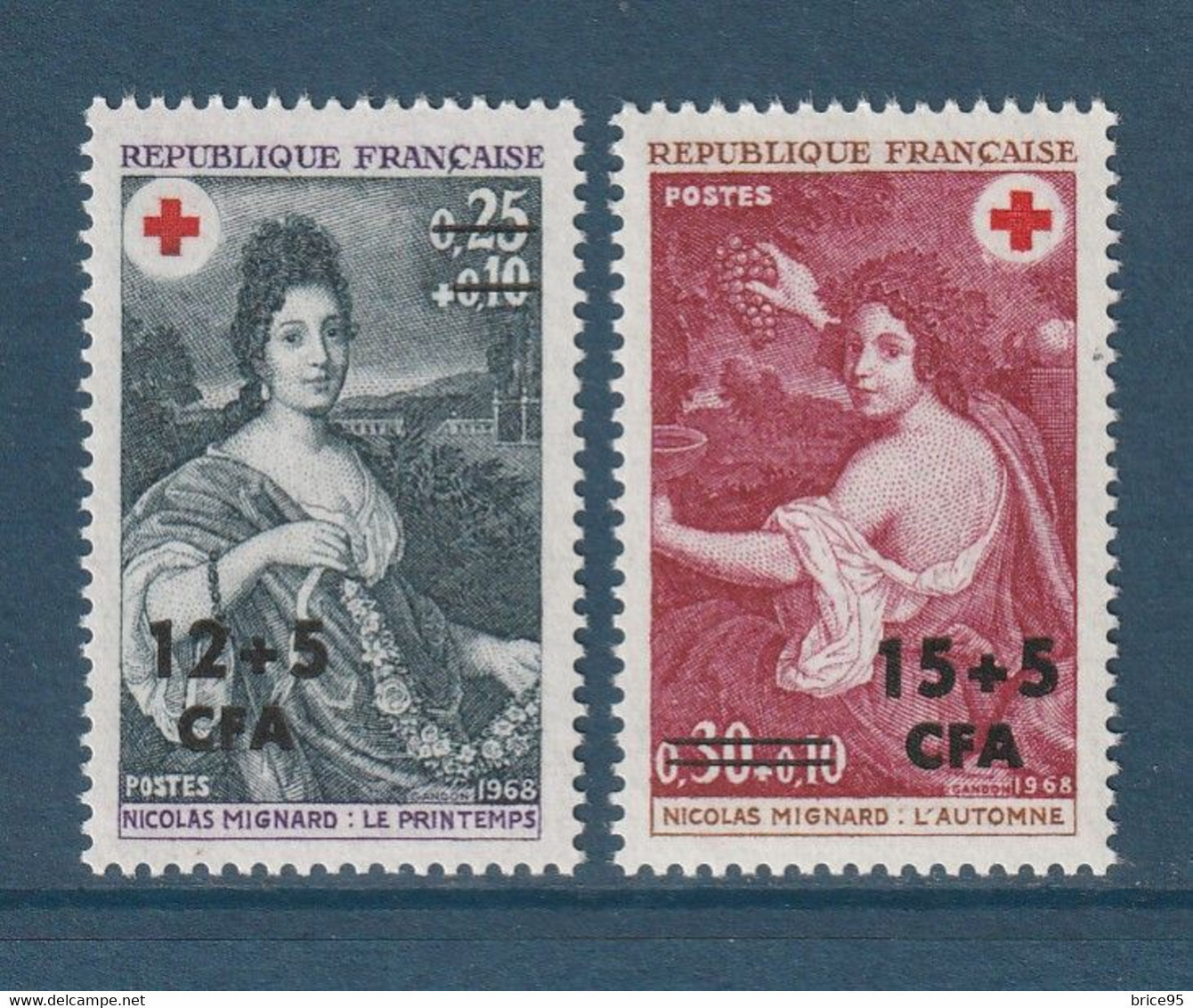 Réunion - YT N° 381 Et 382 ** - Neuf Sans Charnière - 1968 - Nuovi