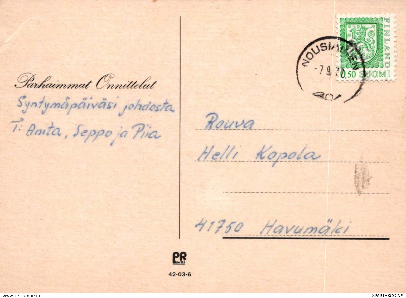 FLORES Vintage Tarjeta Postal CPSM #PAS024.ES - Bloemen