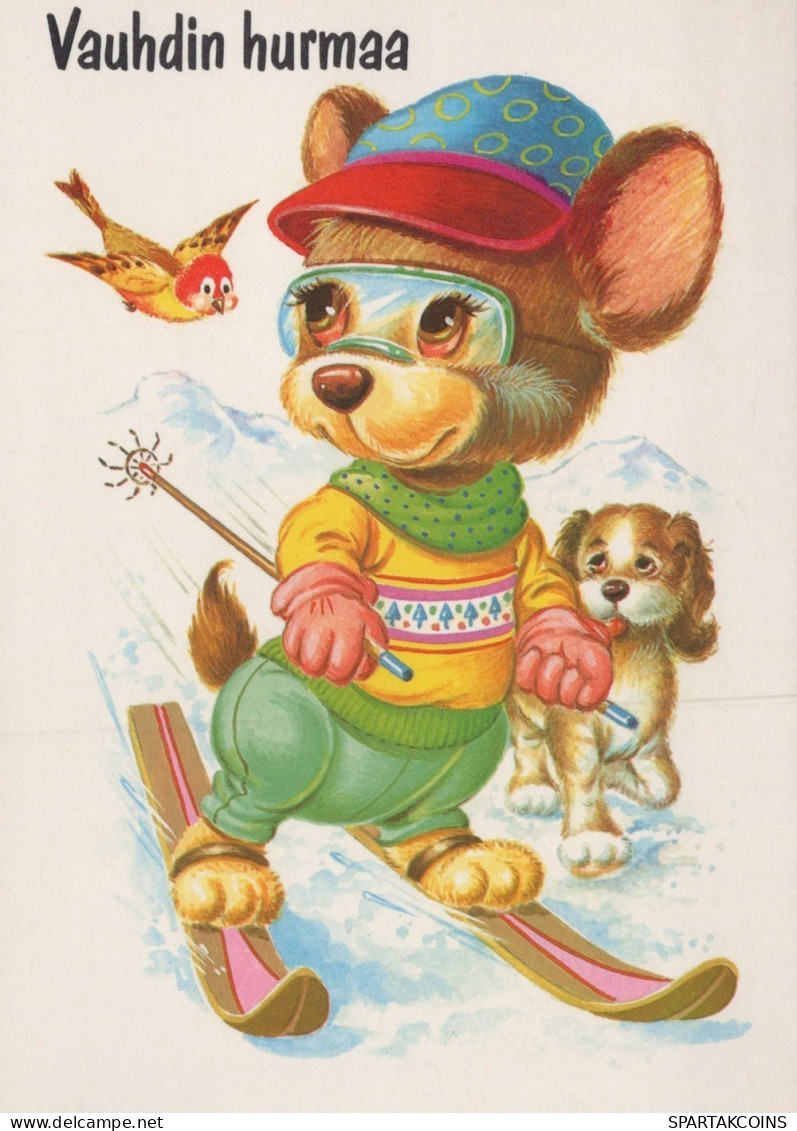 PERRO Animales Vintage Tarjeta Postal CPSM #PAN938.ES - Hunde
