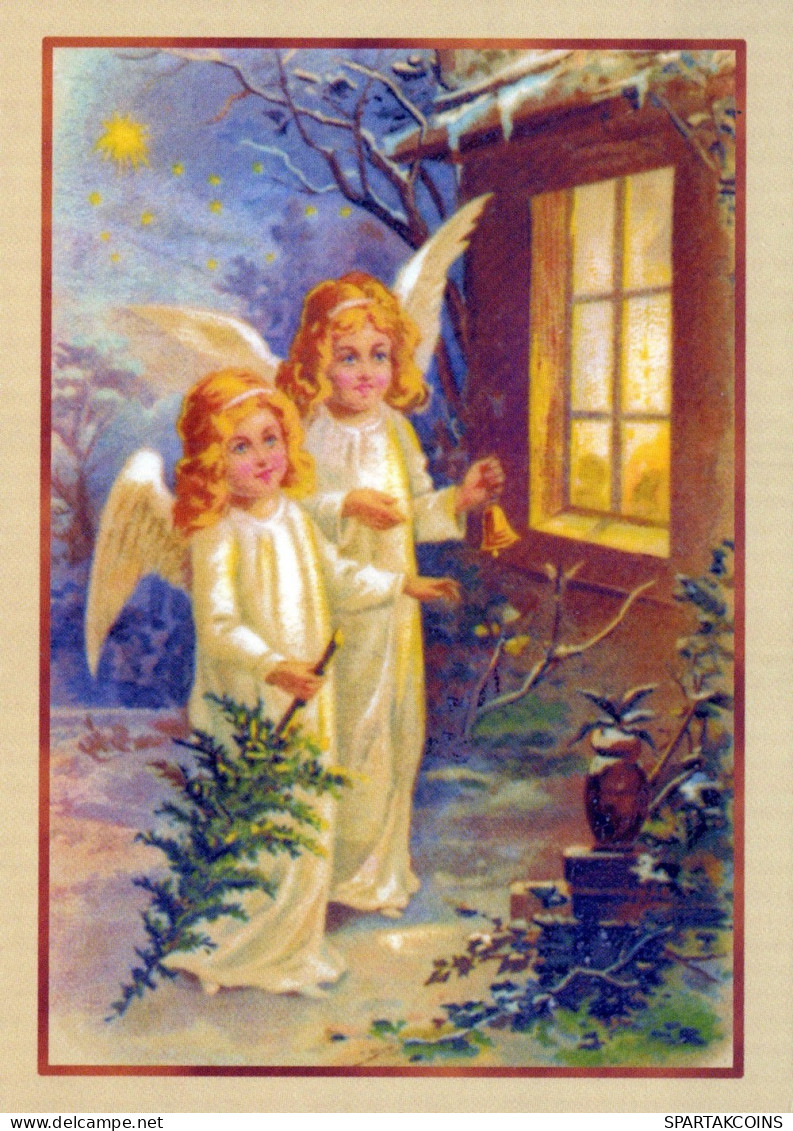 ÁNGEL NAVIDAD Vintage Tarjeta Postal CPSM #PAH933.ES - Angels