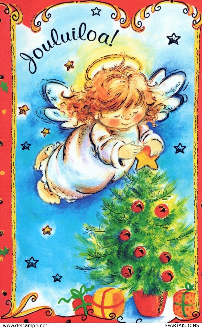 ÁNGEL NAVIDAD Vintage Tarjeta Postal CPSM #PAH624.ES - Angels