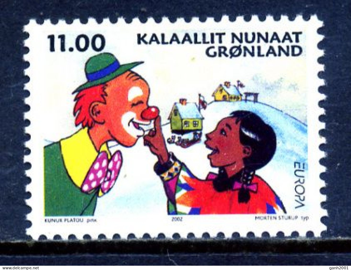 Greenland 2002 Groenlandia / Europa CEPT Circus MNH Circo Zirkus / Gp32   5-5 - 2002