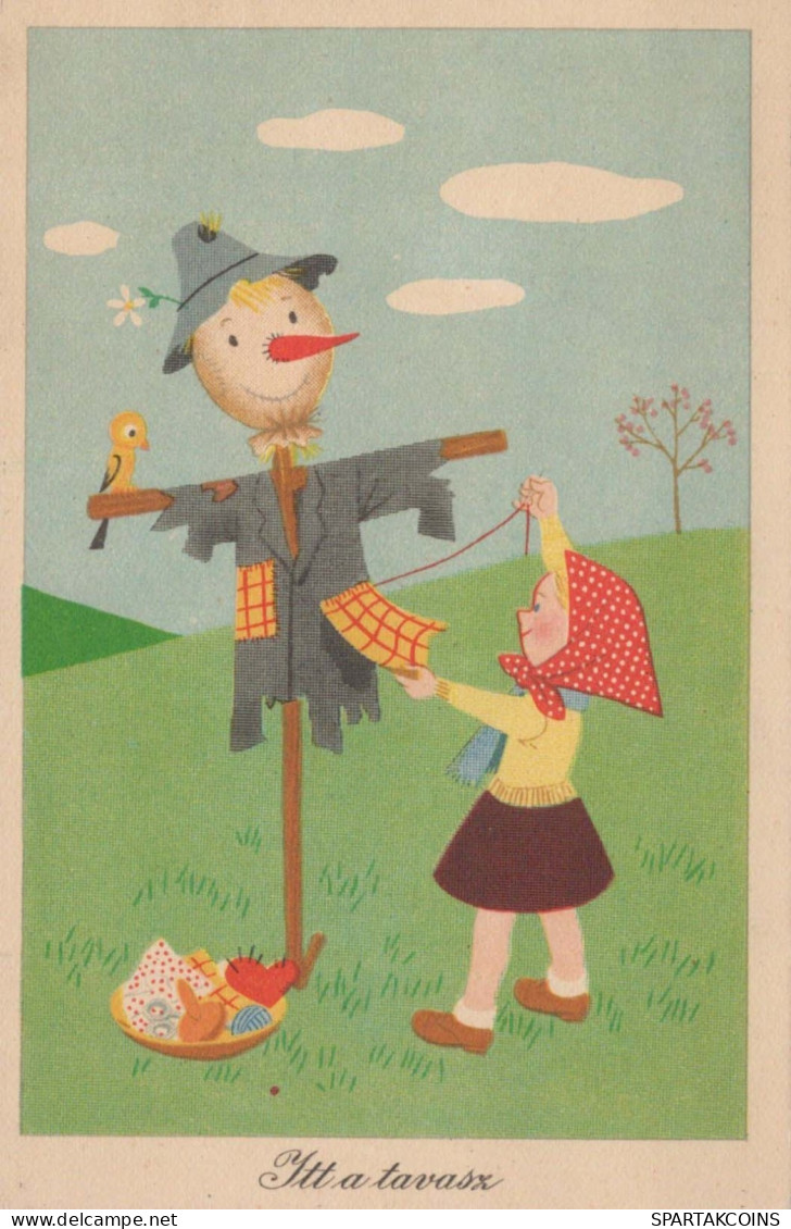 KINDER KINDER Szene S Landschafts Vintage Ansichtskarte Postkarte CPSMPF #PKG717.DE - Szenen & Landschaften