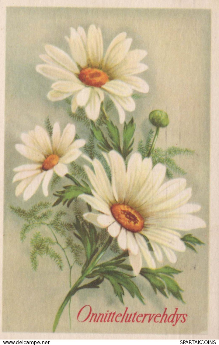 FLOWERS Vintage Ansichtskarte Postkarte CPA #PKE669.DE - Bloemen