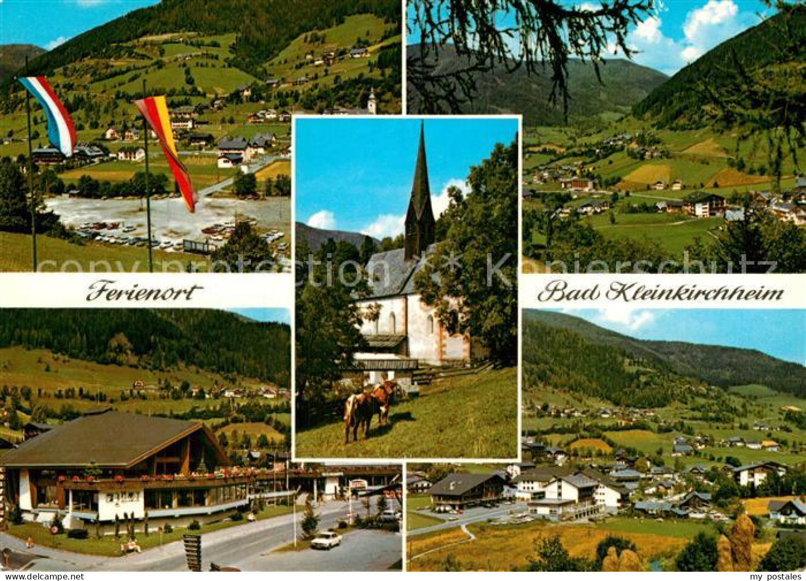 72936619 Bad Kleinkirchheim Kaernten Teilansichten Ferienort Thermalbad Kirche K - Andere & Zonder Classificatie