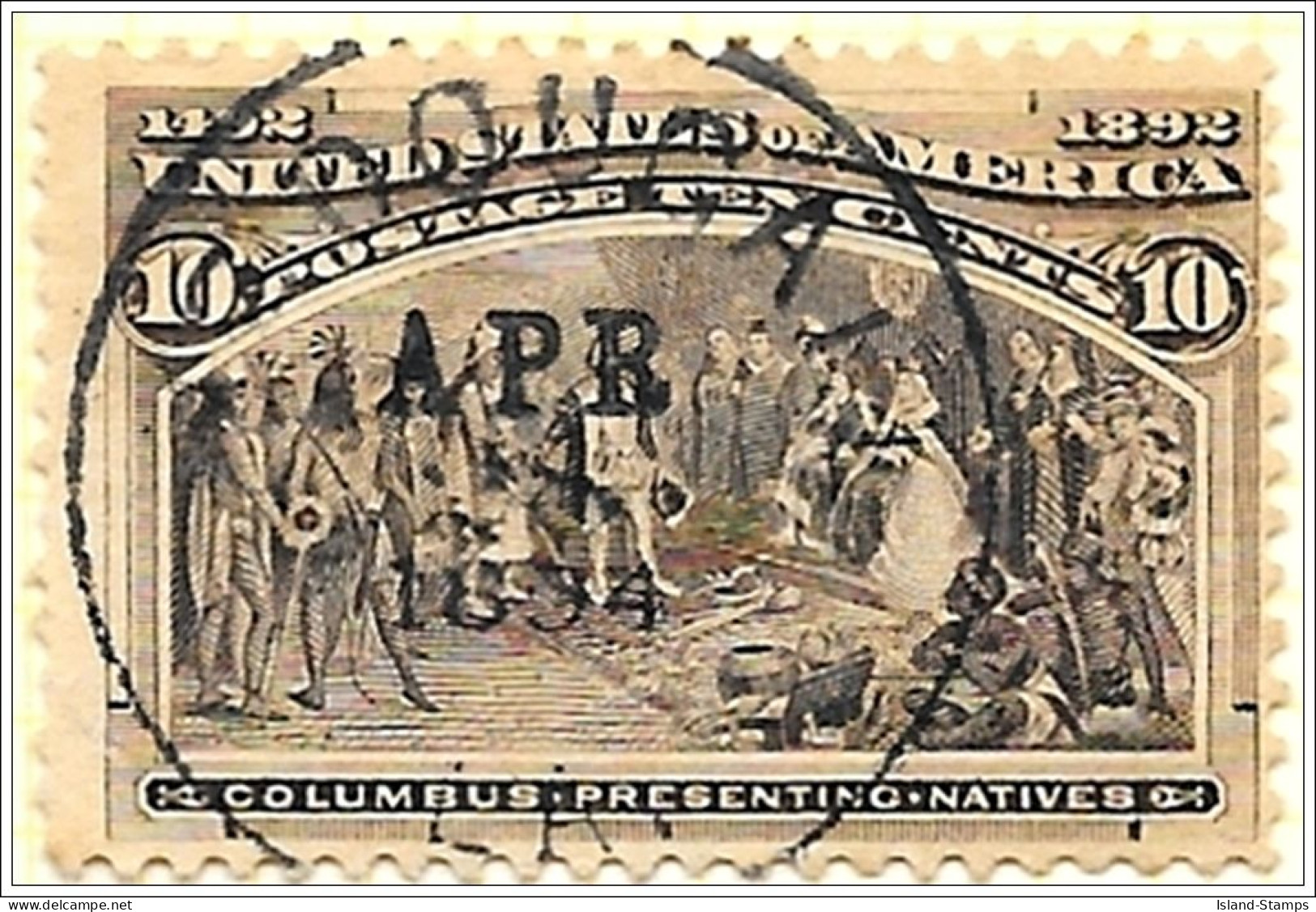 USA - 1893 Columbian Exposition Issue 10 Cent - Used - Gebruikt