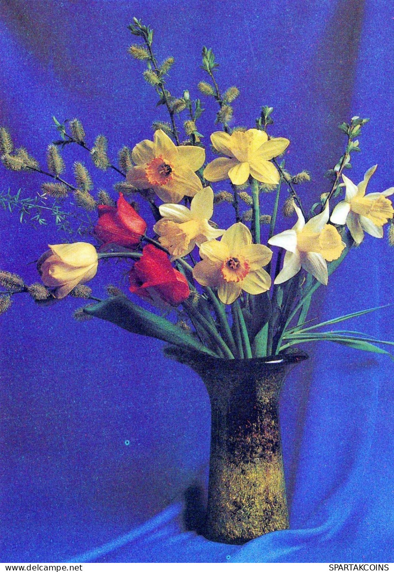 FLOWERS Vintage Ansichtskarte Postkarte CPSM #PBZ493.DE - Flowers