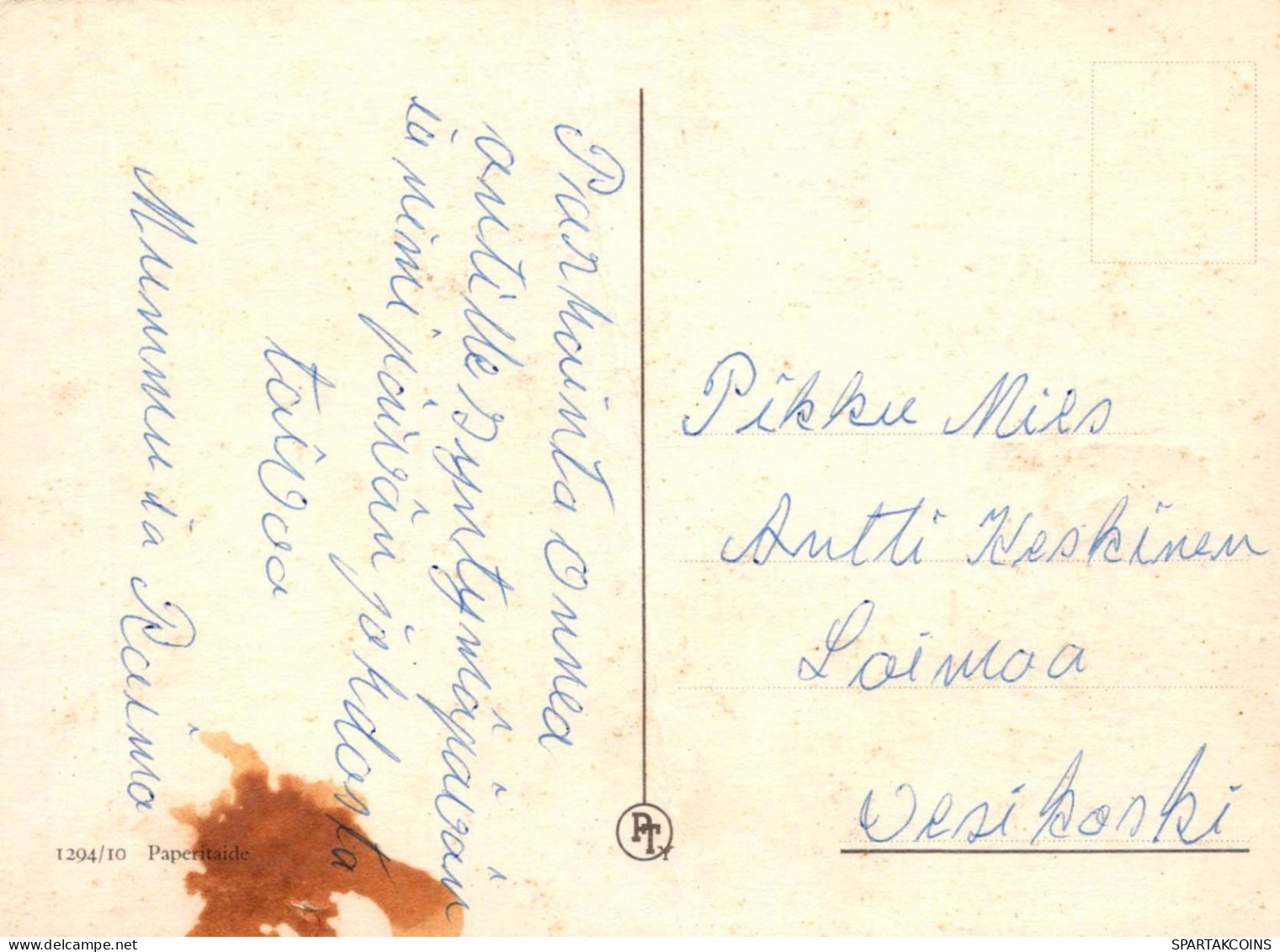 KATZE MIEZEKATZE Tier Vintage Ansichtskarte Postkarte CPSM #PBQ890.DE - Chats