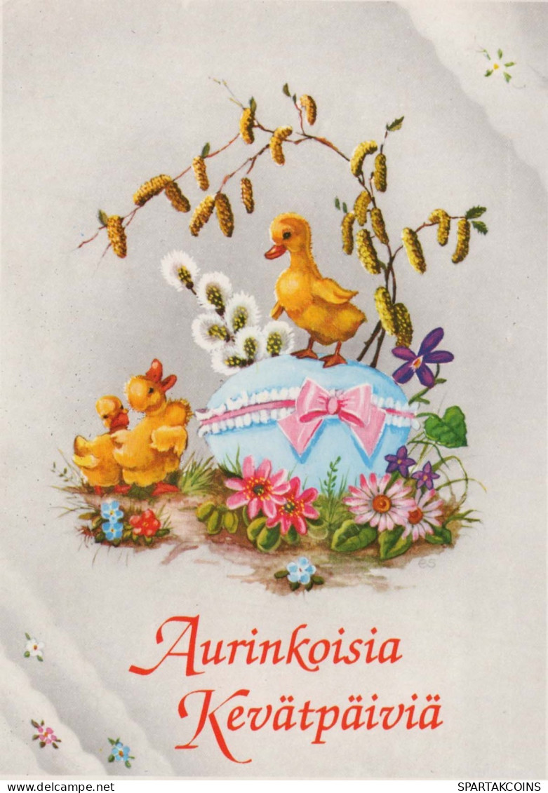 OSTERN EI Vintage Ansichtskarte Postkarte CPSM #PBO215.DE - Easter
