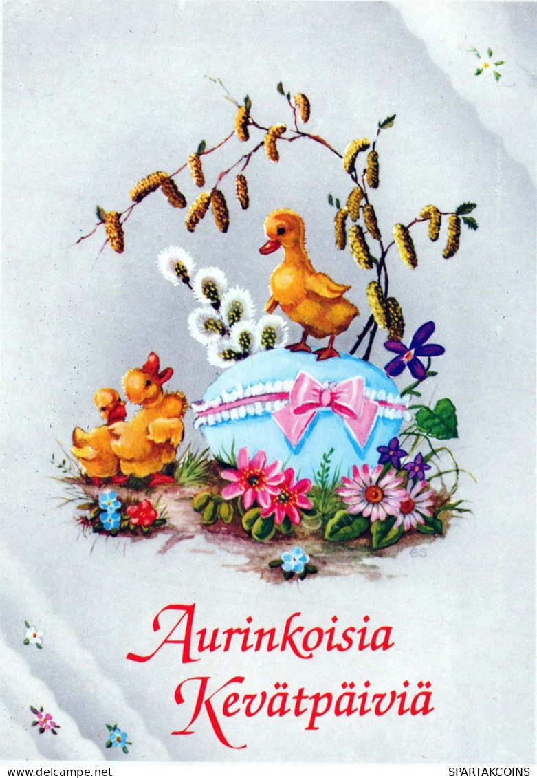 OSTERN EI Vintage Ansichtskarte Postkarte CPSM #PBO215.DE - Pasen