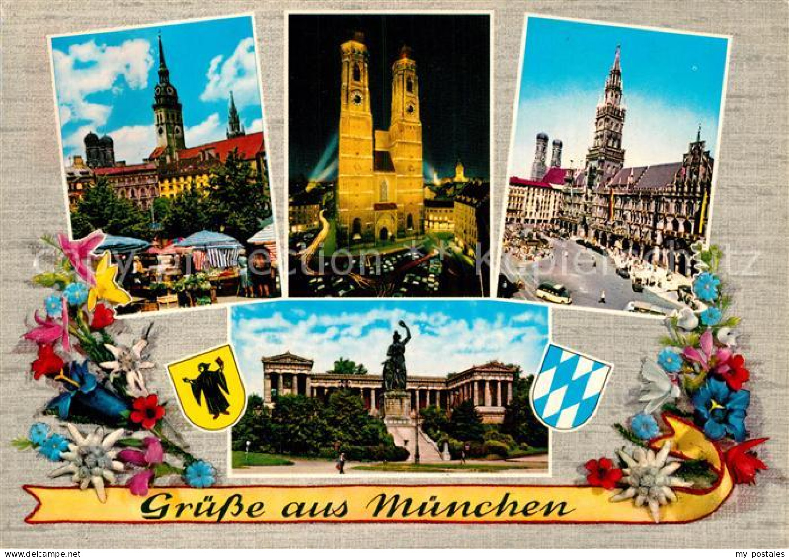 72936495 Muenchen Markt Frauenkirche Rathaus Denkmal Statue Muenchen - Muenchen