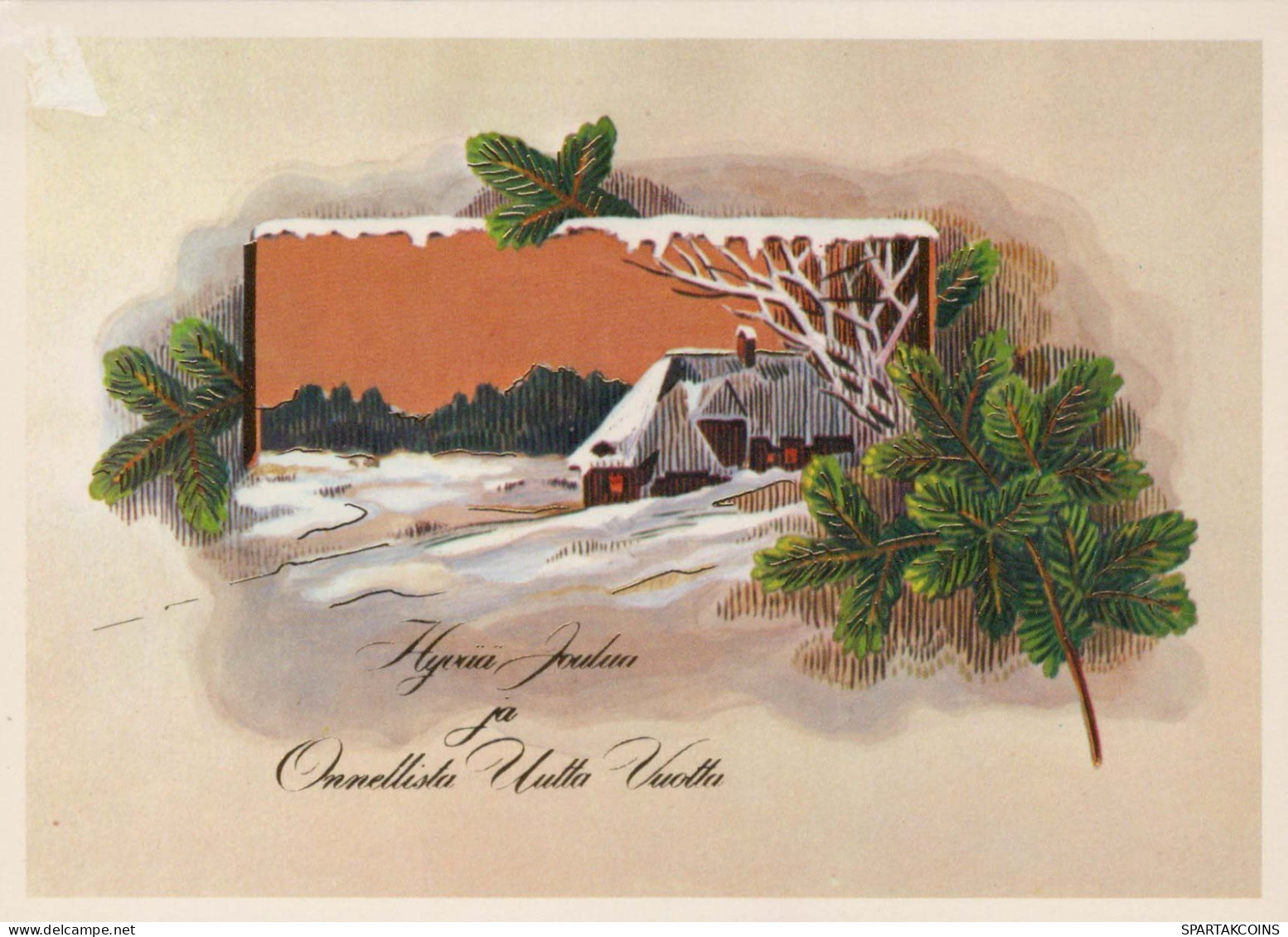 Neujahr Weihnachten Vintage Ansichtskarte Postkarte CPSM #PAV746.DE - Neujahr