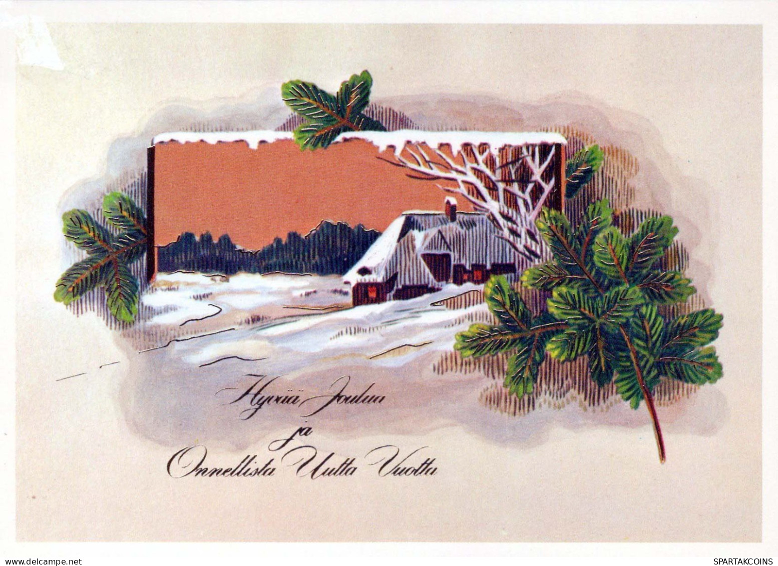 Neujahr Weihnachten Vintage Ansichtskarte Postkarte CPSM #PAV746.DE - Neujahr