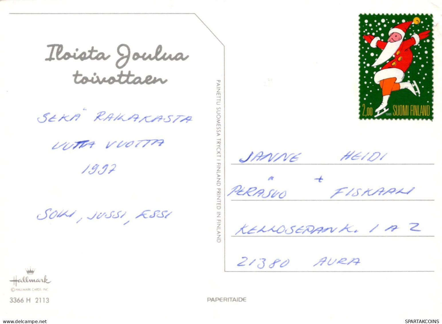 Neujahr Weihnachten MAUS Vintage Ansichtskarte Postkarte CPSM #PAU992.DE - Neujahr