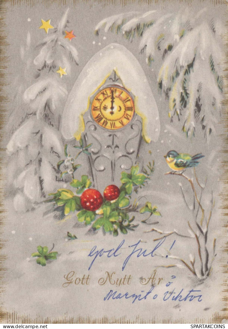 Neujahr Weihnachten Vintage Ansichtskarte Postkarte CPSM #PAT869.DE - Neujahr