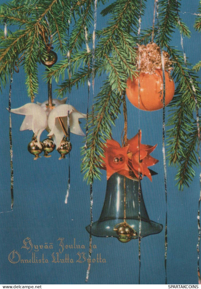 Neujahr Weihnachten BELL Vintage Ansichtskarte Postkarte CPSM #PAT565.DE - Neujahr