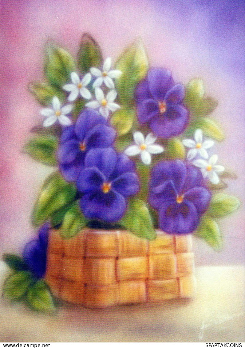 FLOWERS Vintage Ansichtskarte Postkarte CPSM #PAR845.DE - Blumen
