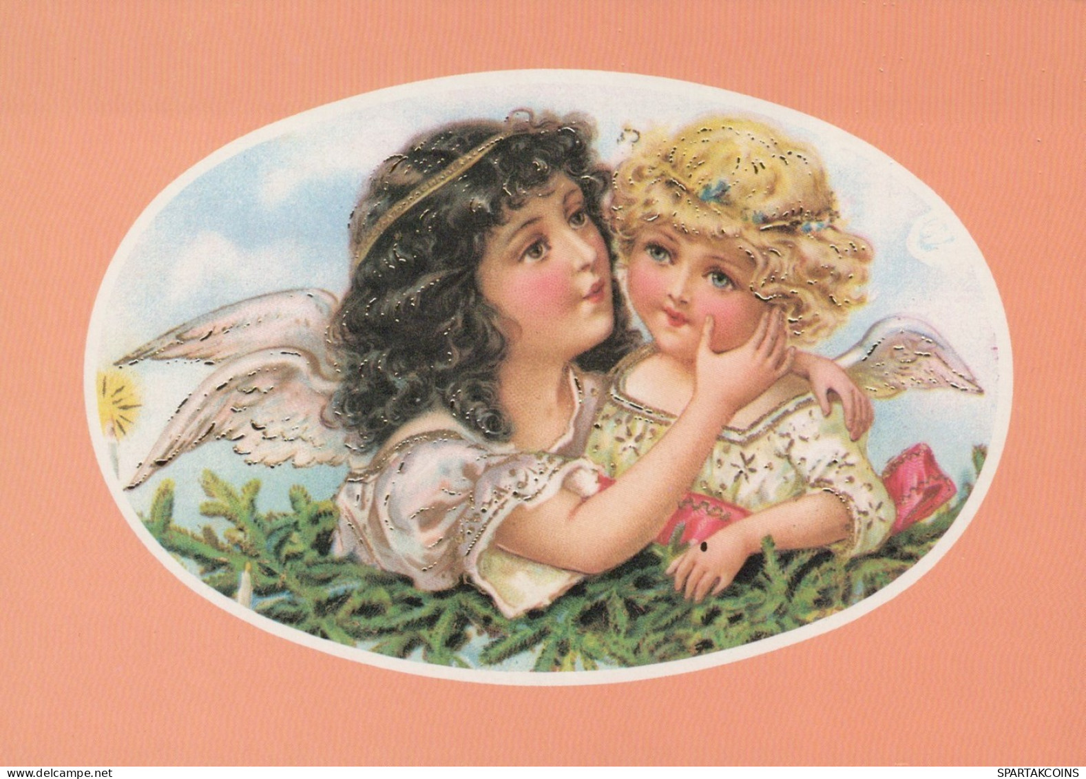ENGEL WEIHNACHTSFERIEN Feiern & Feste Vintage Ansichtskarte Postkarte CPSM #PAH055.DE - Anges