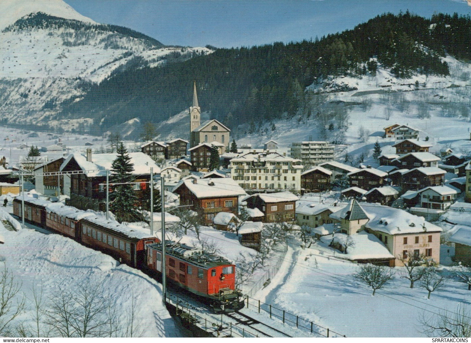 ZUG Schienenverkehr Eisenbahnen Vintage Ansichtskarte Postkarte CPSM #PAA934.DE - Trains