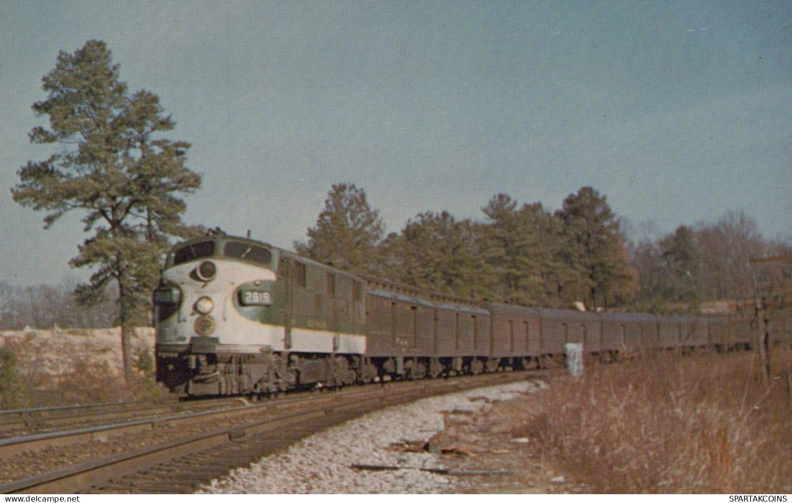 ZUG Schienenverkehr Eisenbahnen Vintage Ansichtskarte Postkarte CPSMF #PAA537.DE - Trenes