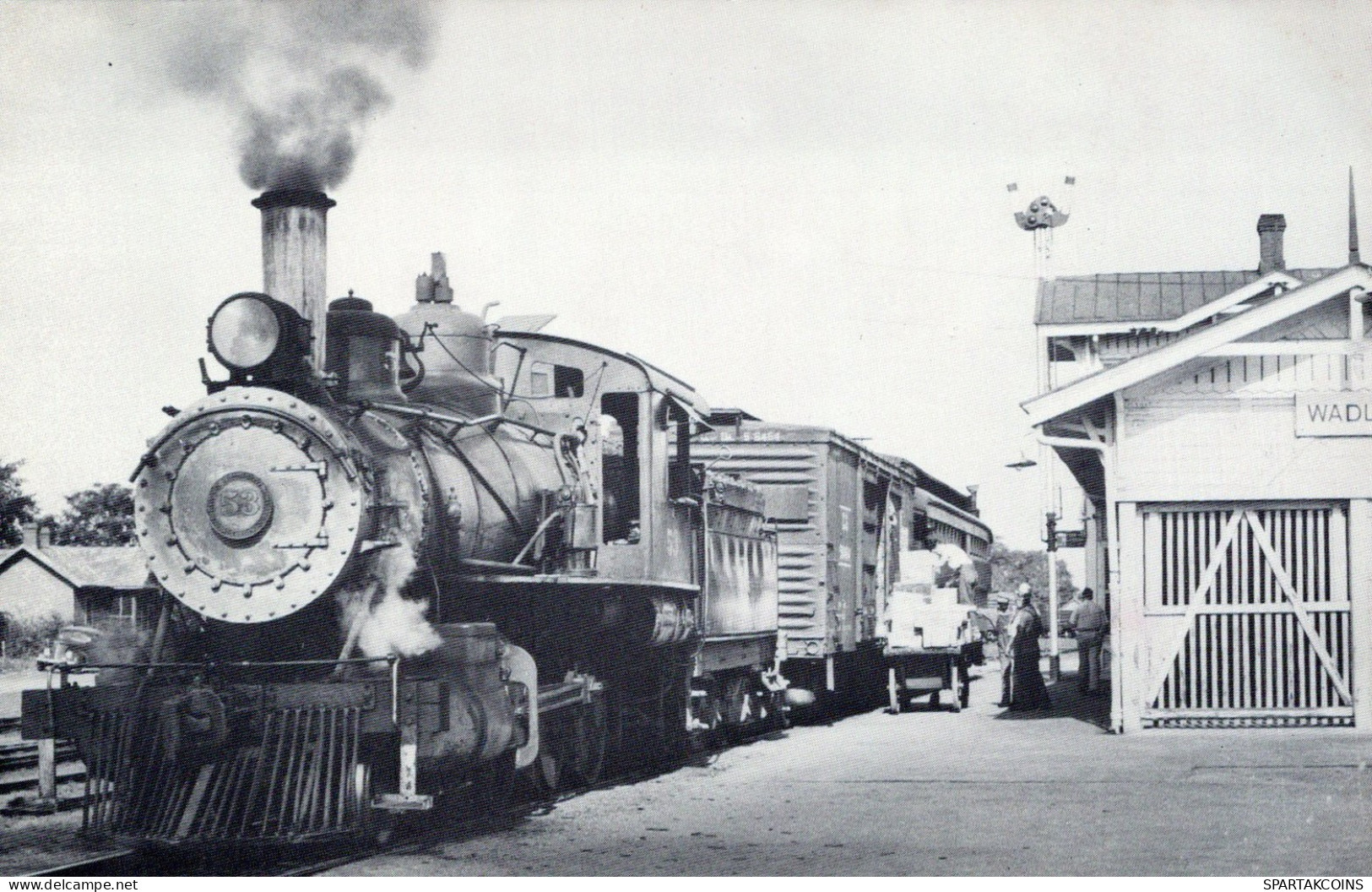 ZUG Schienenverkehr Eisenbahnen Vintage Ansichtskarte Postkarte CPSMF #PAA386.DE - Trains