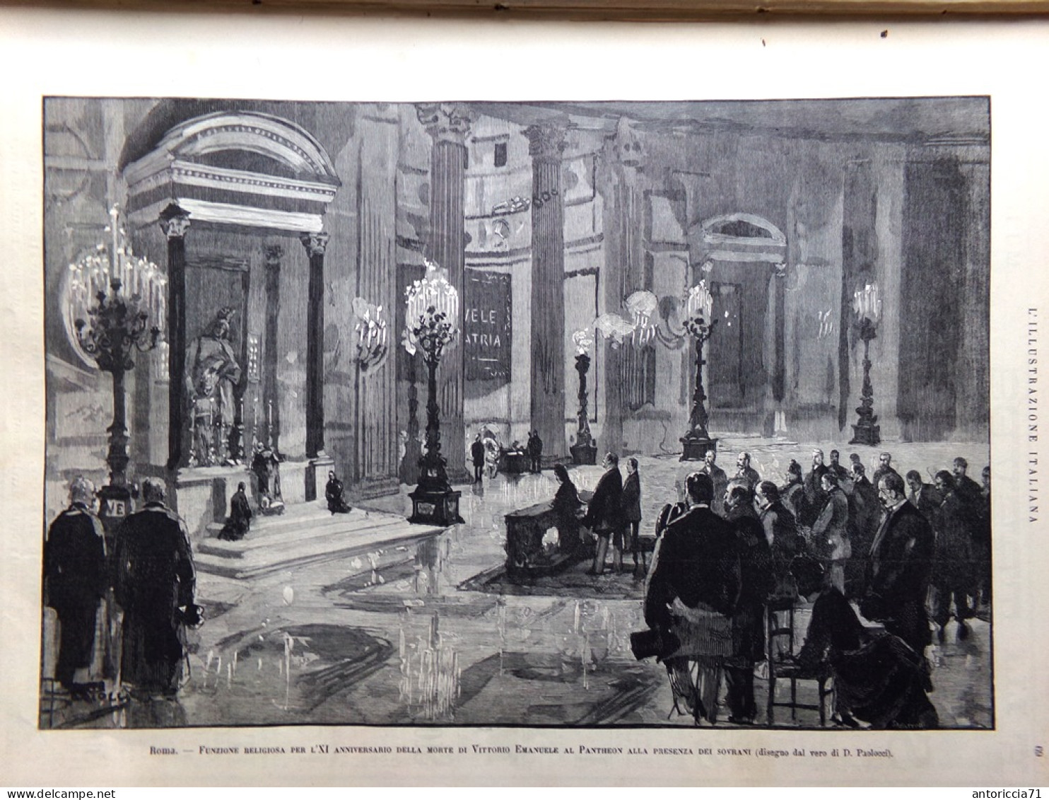 L'Illustrazione Italiana 27 Gennaio 1889 Atchinoff Gavazzi Dufferin Mecca Suez - Vor 1900