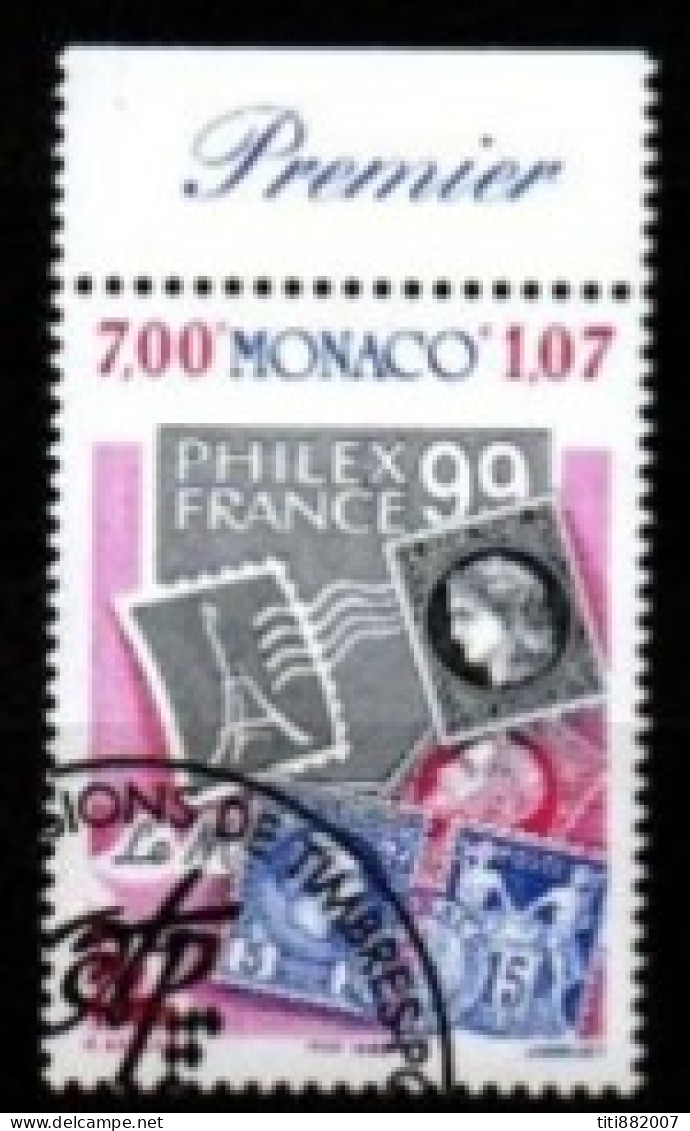 MONACO   -  1999 .  Y&T N° 2212 Oblitéré.  Philexfrance 99.     Tour Eiffel - Used Stamps