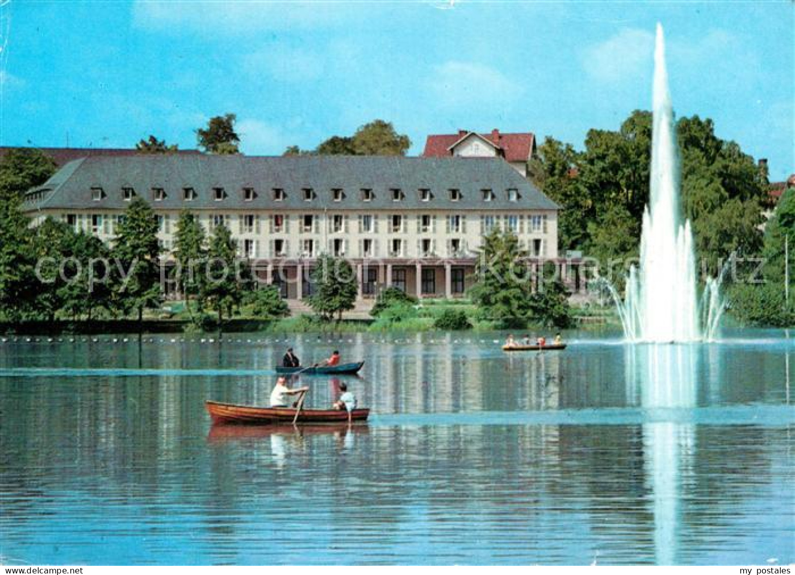 72936432 Bad Salzungen Kurhaus Am Burgsee Bootfahren Fontaene Bad Salzungen - Bad Salzungen