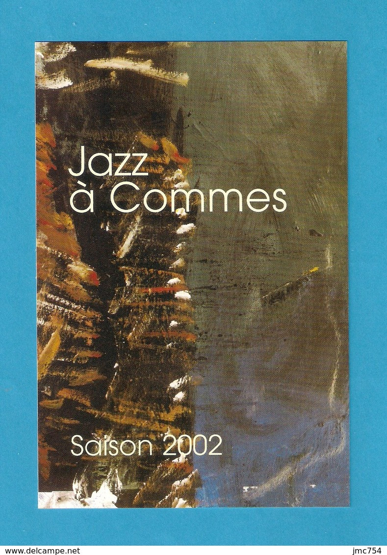 CPM.   Musique.  Jazz à Commes (14).   Saison 2002.   Postcard. - Andere & Zonder Classificatie