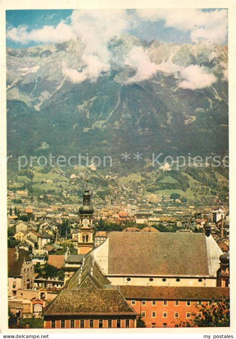 72935742 Innsbruck Blick Vom Berg Isel Auf Die Stadt Mit Nordkette Innsbruck - Sonstige & Ohne Zuordnung