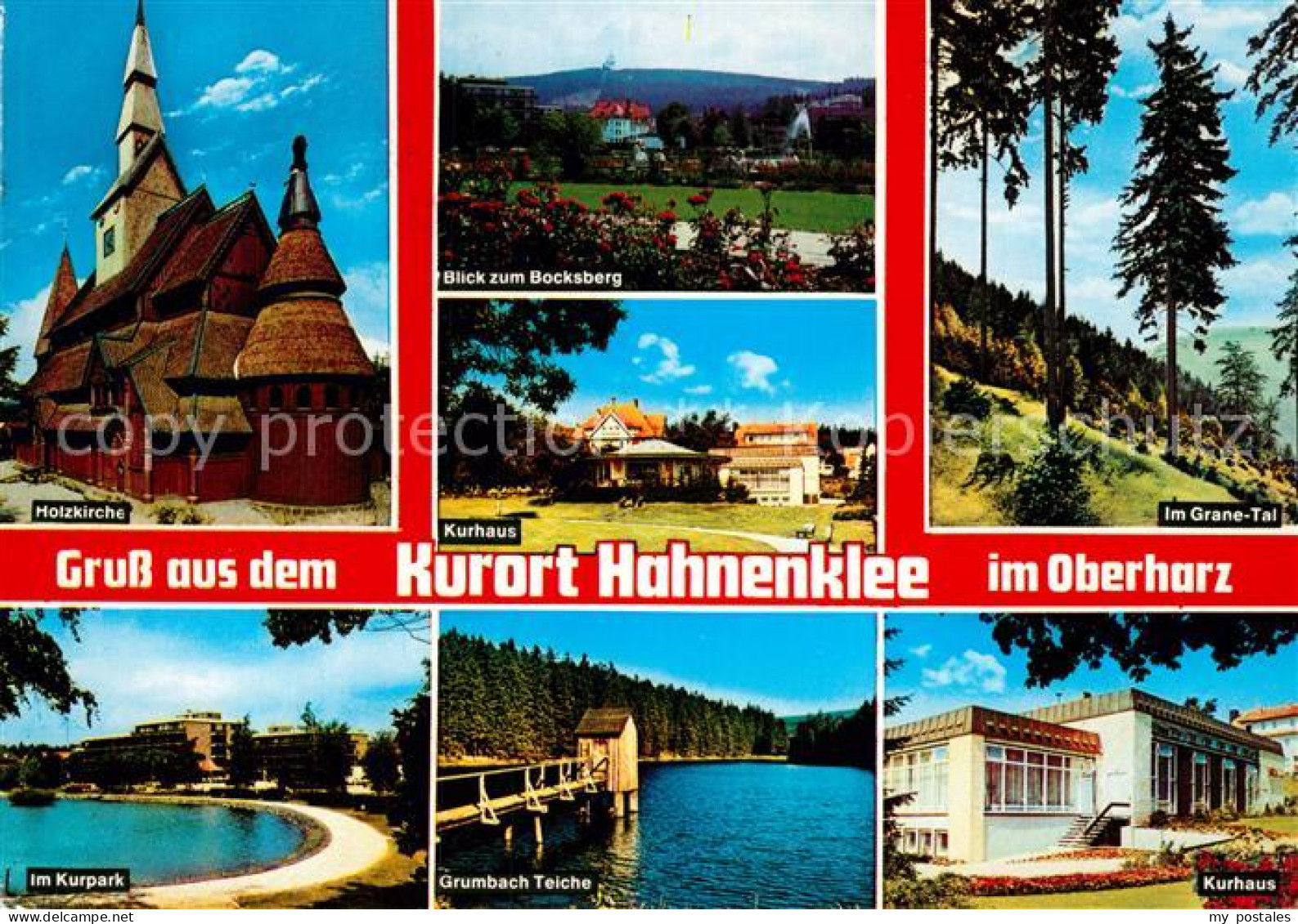 72935729 Hahnenklee-Bockswiese Harz Holzkirche Kurpark See Bocksberg Kurhaus Gru - Goslar