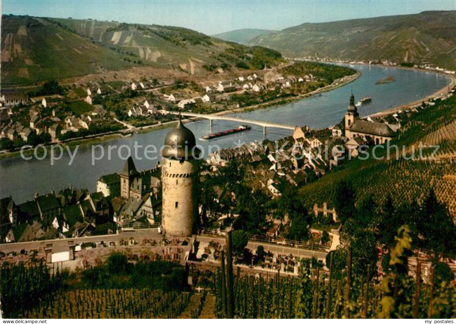 72935700 Zell Mosel Panorama Moseltal Weinberge Zell (Mosel) - Other & Unclassified
