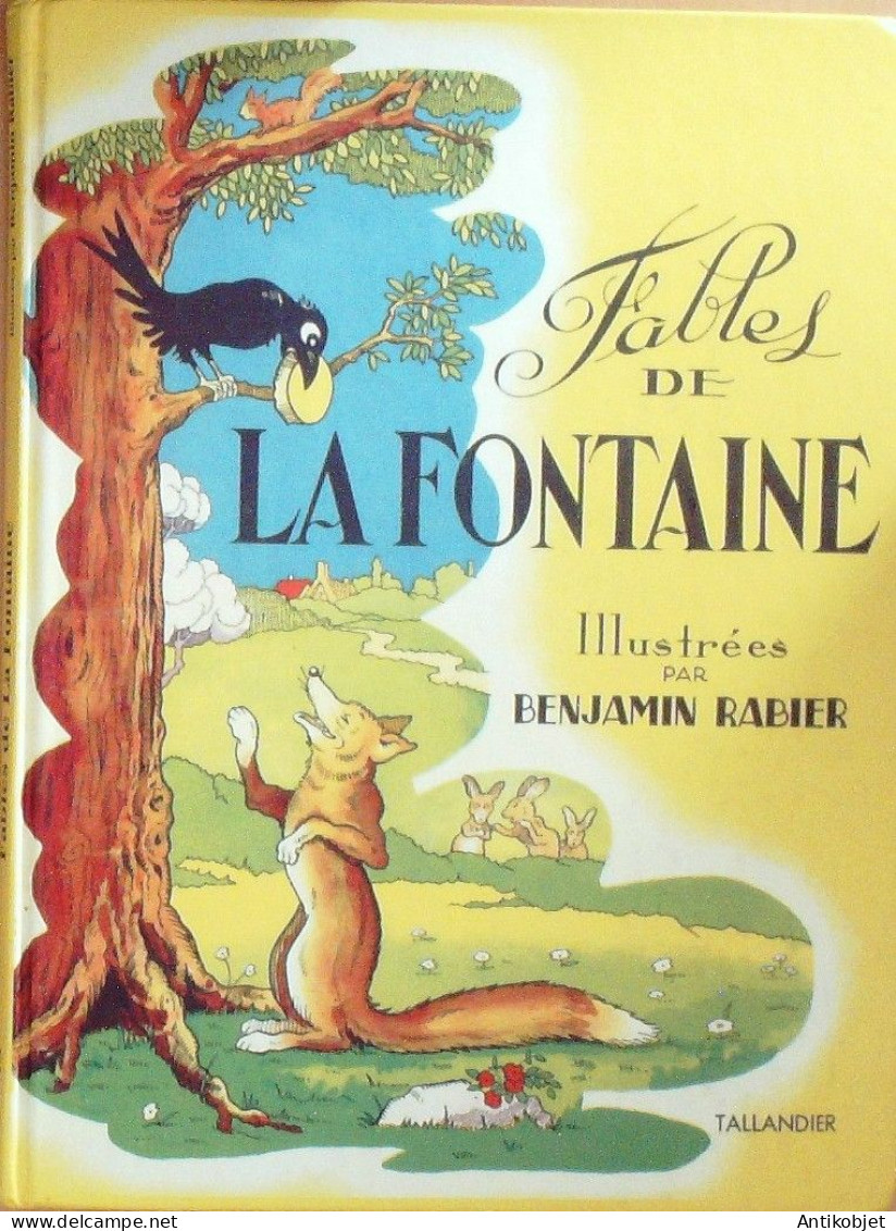 Rabier Benjamin Fables De La Fontaine édition Garnier 1994 - Autres & Non Classés