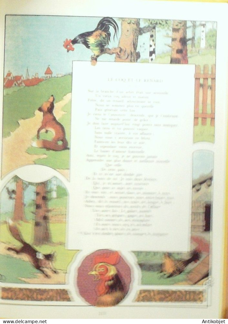 Rabier Benjamin Fables De La Fontaine édition Garnier 1994 - Andere & Zonder Classificatie