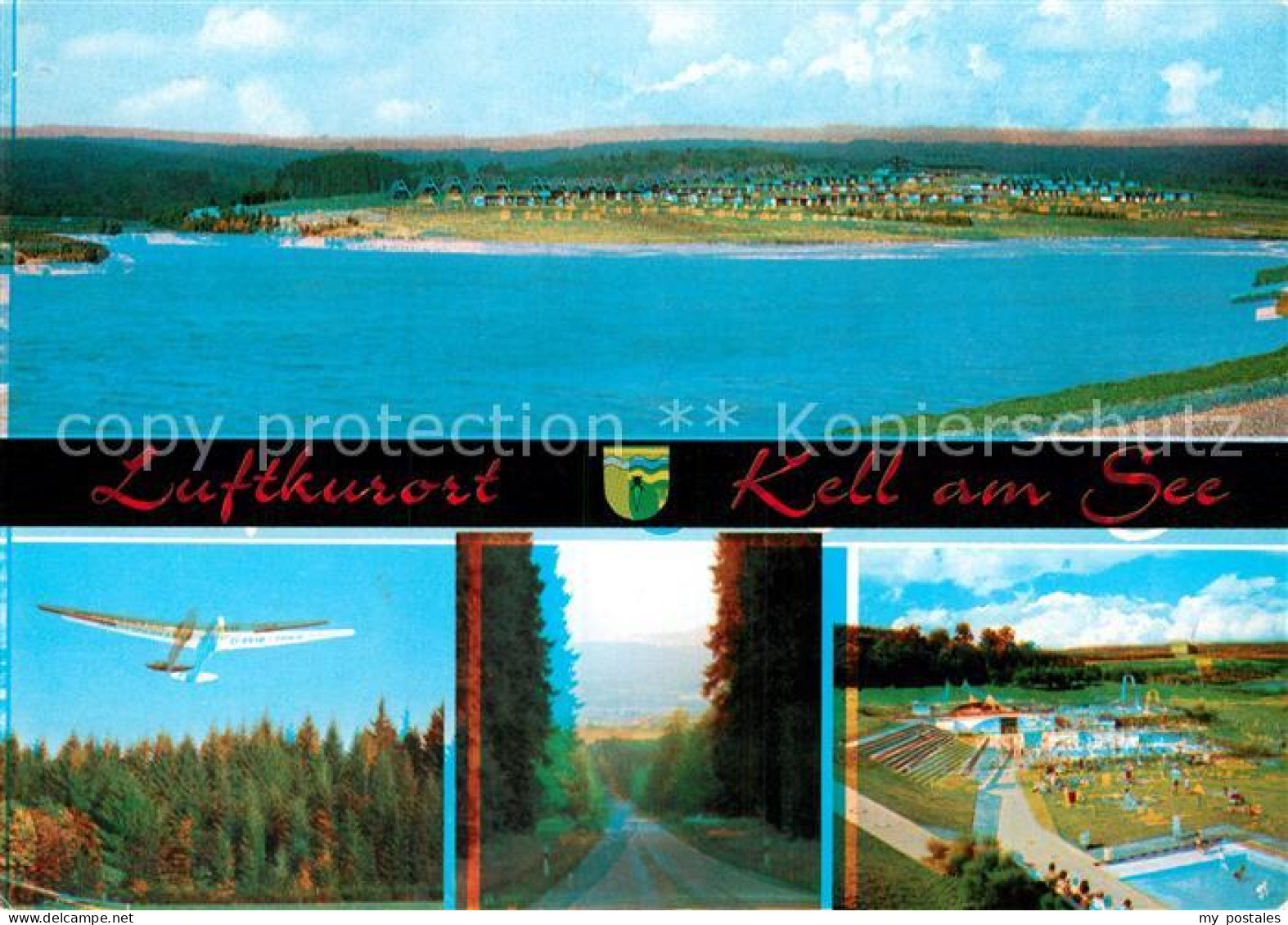 72935673 Kell See Panorama Freibad Segelfliegen Kell See - Altri & Non Classificati