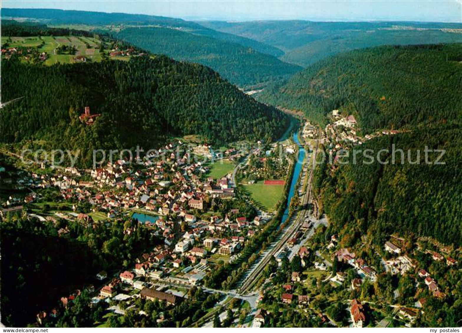 72935660 Bad Liebenzell Heilbad Luftkurort Im Schwarzwald Fliegeraufnahme Bad Li - Sonstige & Ohne Zuordnung