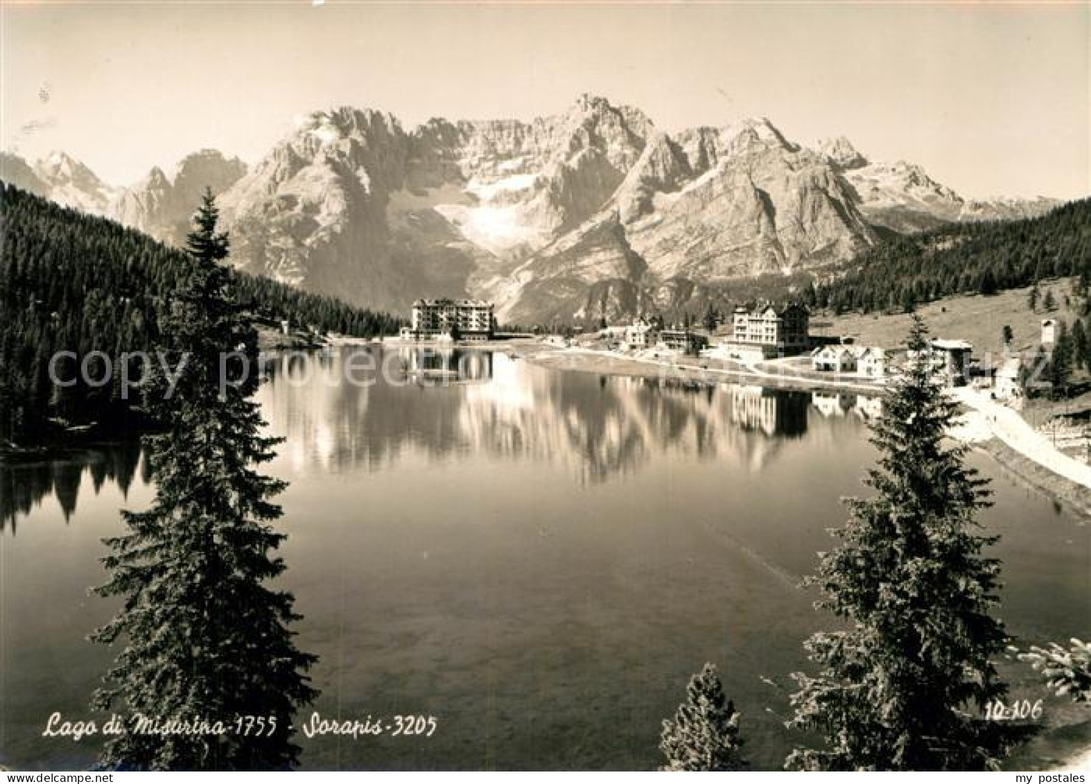 72935614 Cortina D Ampezzo Lago Di Misurina Sorapis Bergpass Dolomiten Cortina D - Other & Unclassified