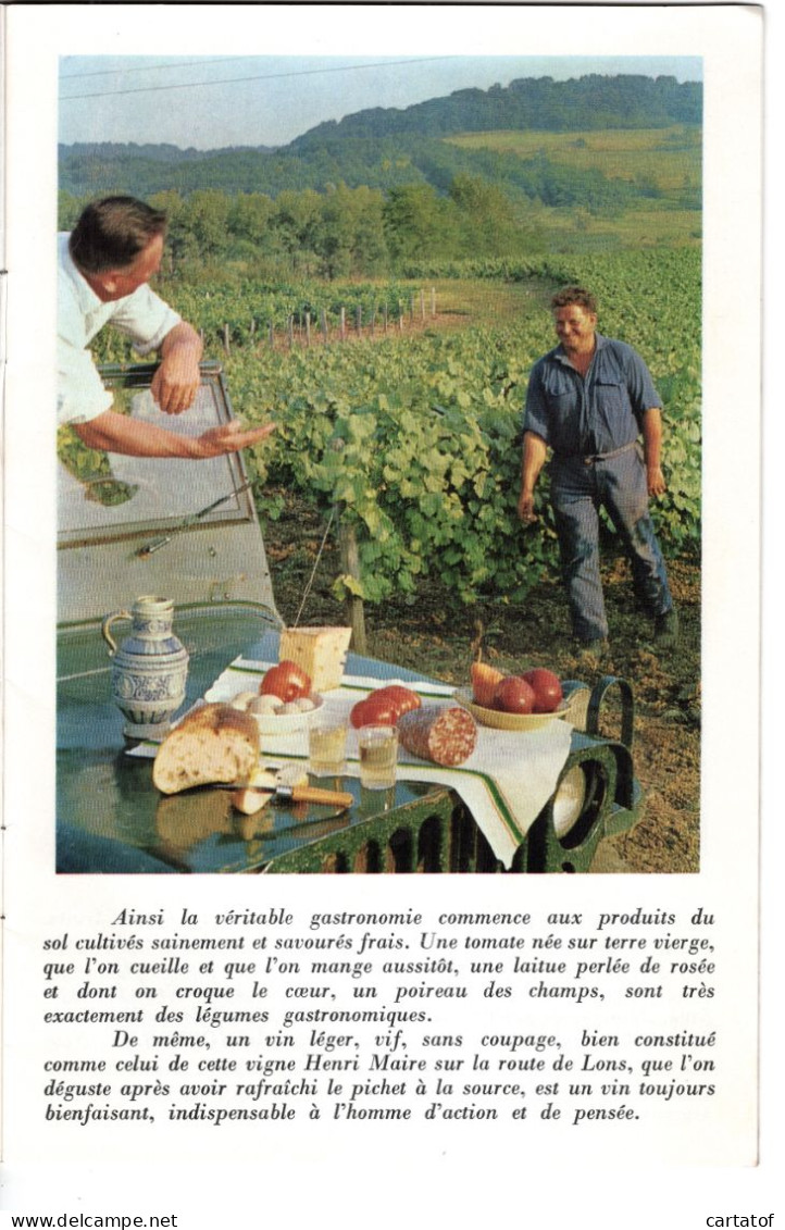 Tableaux Pour Une Gastronomie Naturelle . HENRI MAIRE . Domaine LES ANGES .FRANCOISE DE MONTFORT . COQ D'OR . Père BISE - Toerisme