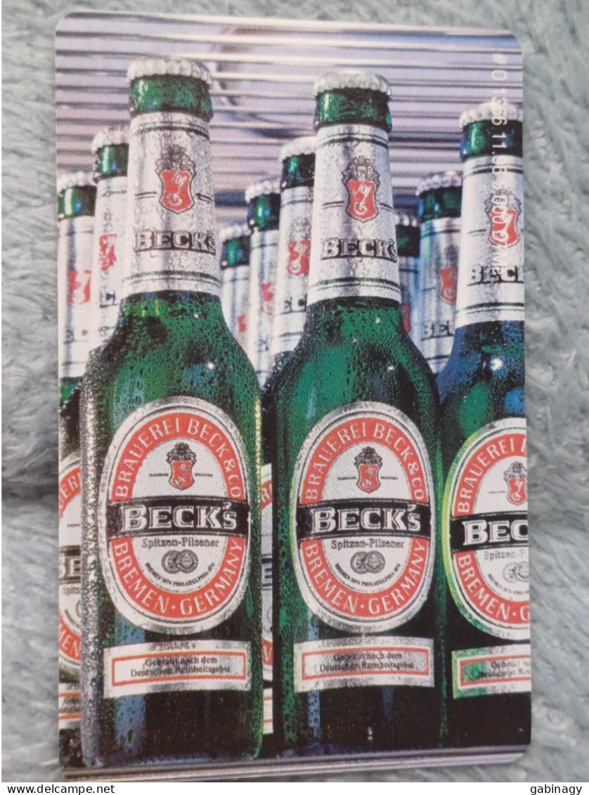 GERMANY-1089 - O 1366 - Beck's Pilsener 2 - Segelschiff Vor New York - SHIP - BEER - 5.000ex. - O-Serie : Serie Clienti Esclusi Dal Servizio Delle Collezioni