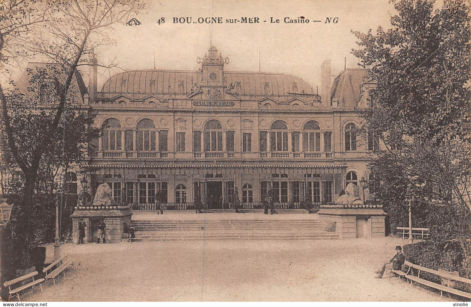 P-24-Mi-Is-1708 : BOULOGNE-SUR--MER. LE CASINO - Boulogne Sur Mer