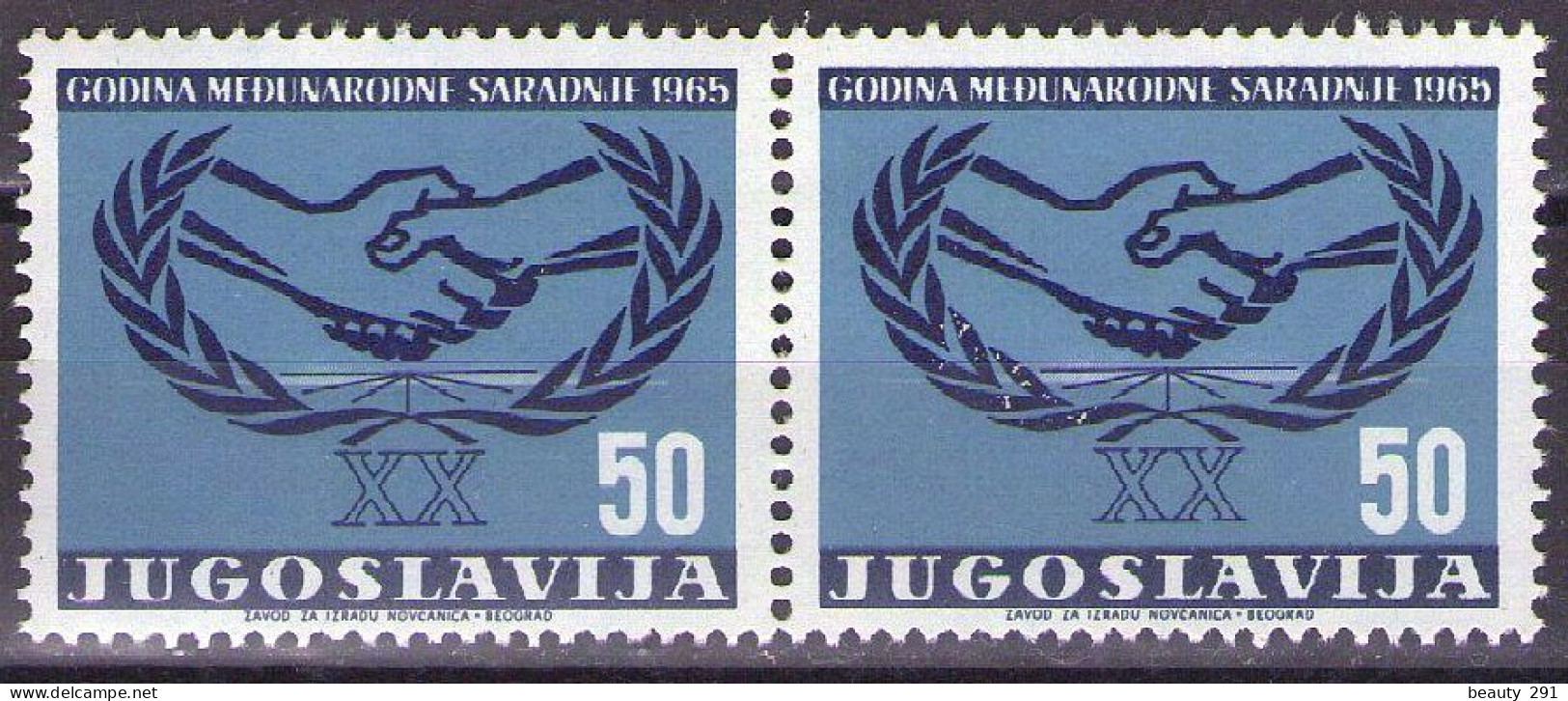 Yugoslavia 1965 - 20 Years Of United Nations - Mi 1124 - MNH**VF - Nuevos