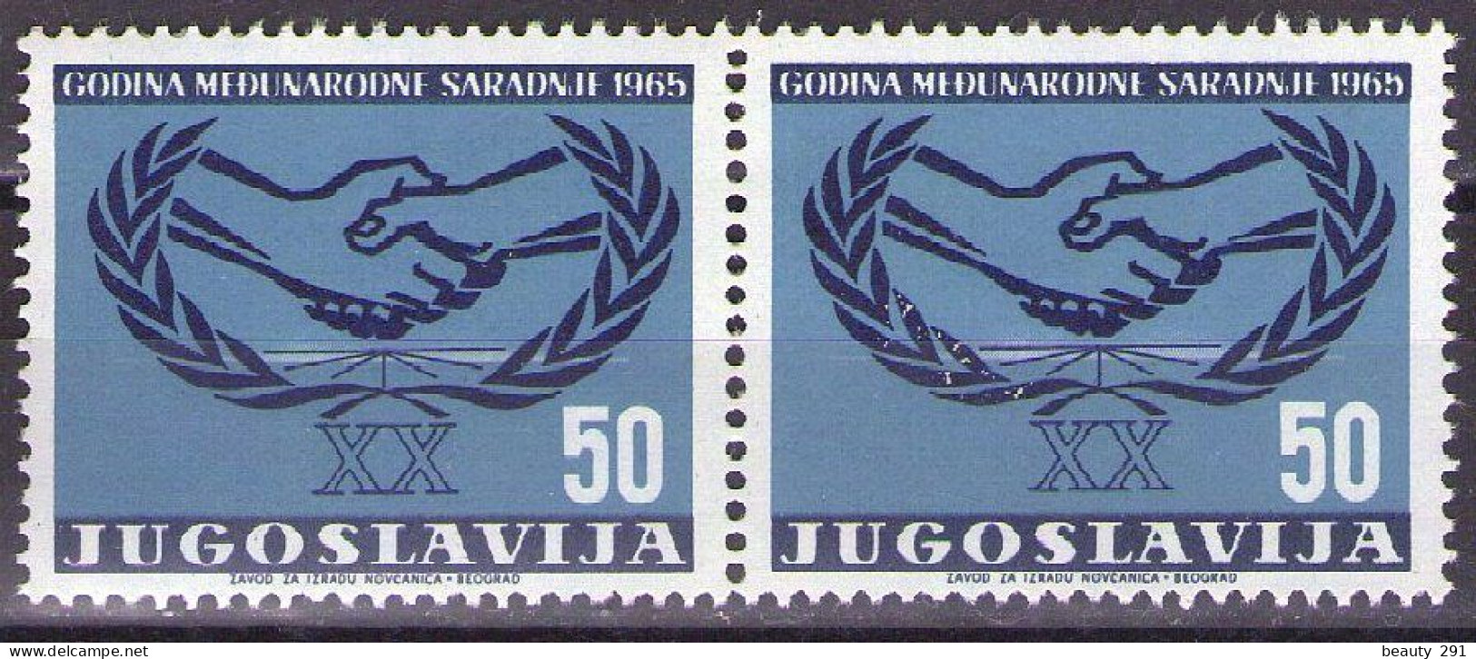 Yugoslavia 1965 - 20 Years Of United Nations - Mi 1124 - MNH**VF - Nuovi
