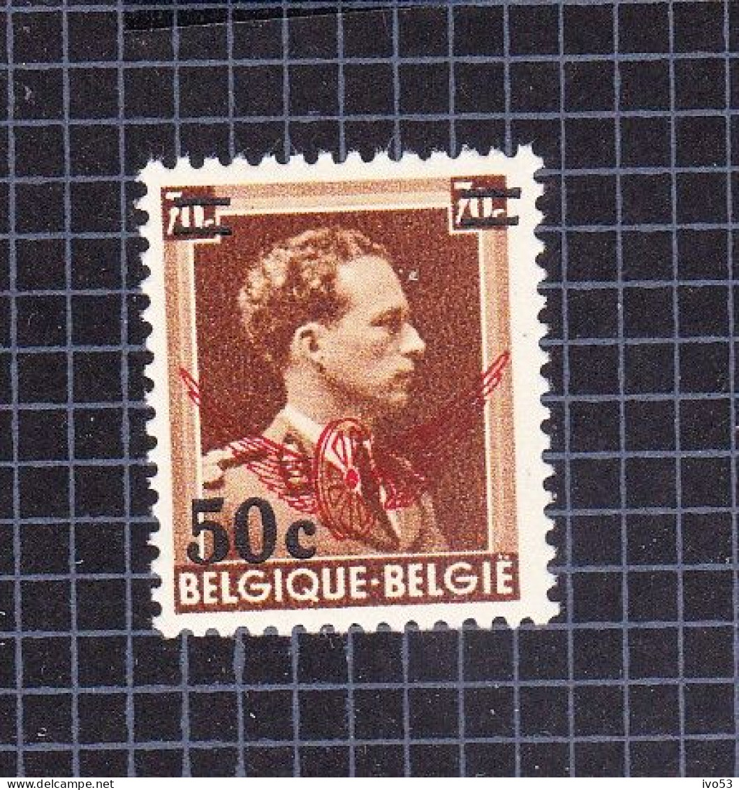 1942 Nr S33** Zonder Scharnier.Koning Leopold III. - Ungebraucht