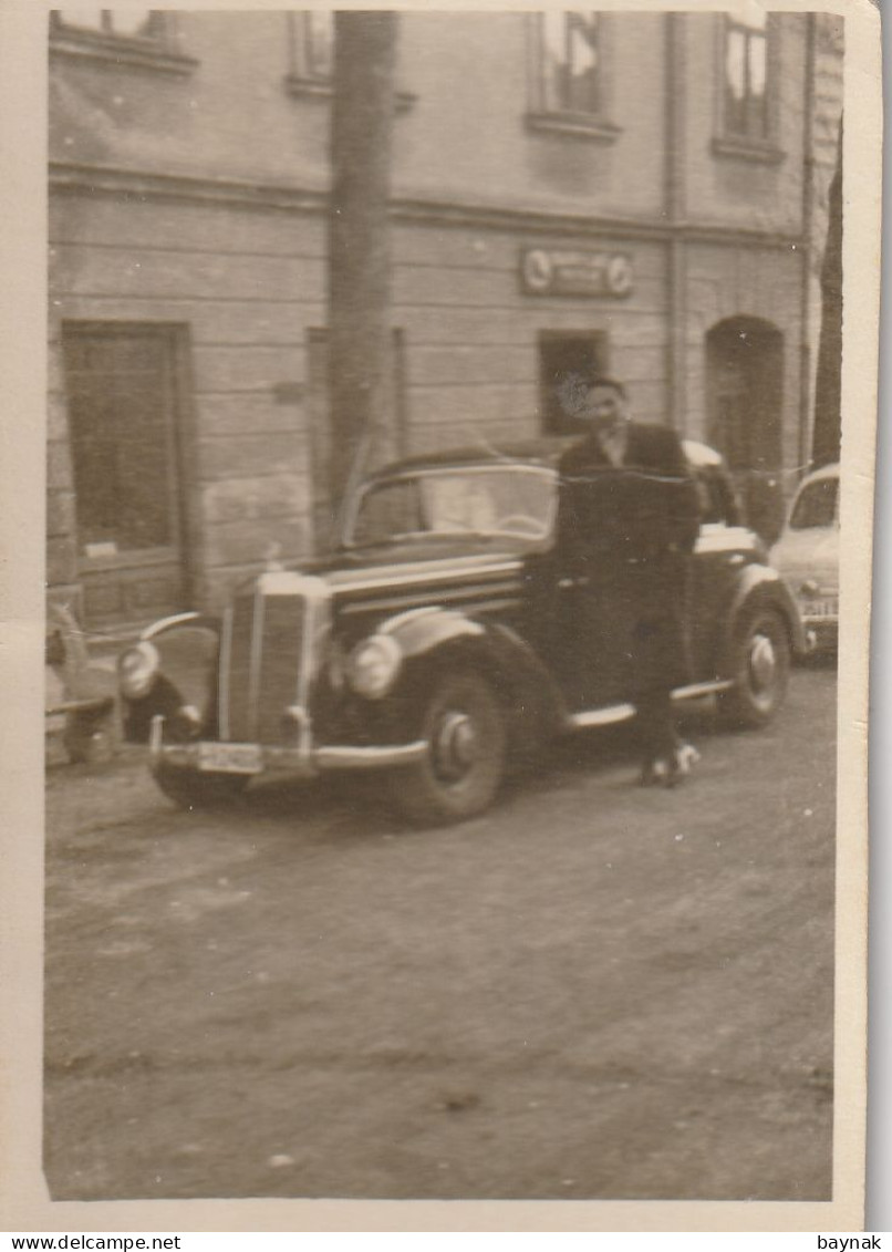 ORIGINAL PHOTO  -  OLDTIMER  --  MERCEDES  --   8,5 Cm X 6 Cm - Automobiles