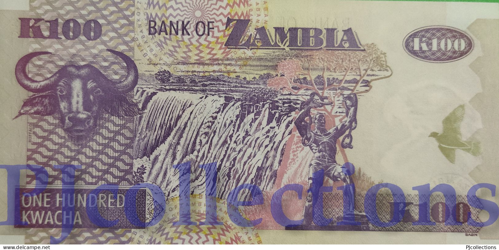 ZAMBIA 100 KWACHA 2003 PICK 38d2 UNC - Zambie