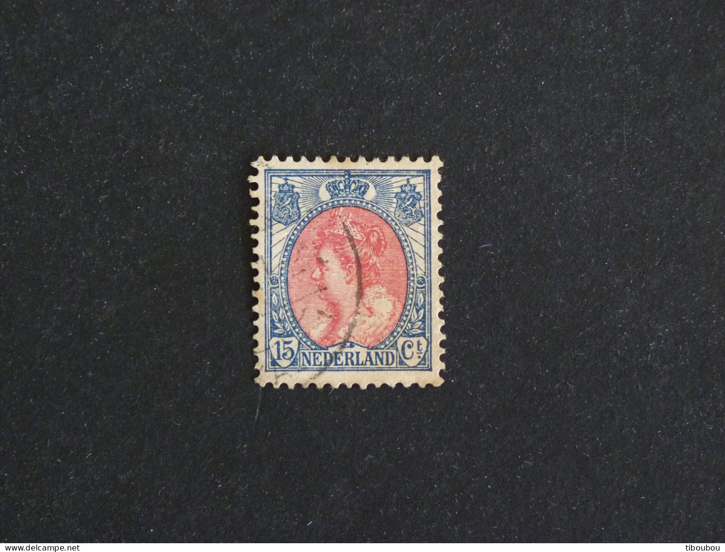 PAYS BAS NEDERLAND YT 76A OBLITERE - WILHELMINE - Used Stamps